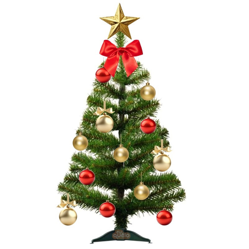 Imagem do produto Árvore de Natal Pinheiro Verde 60cm ou 120 cm  com 50 e 100 Galhos 4