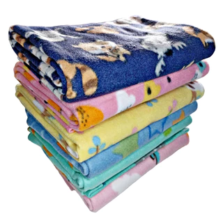 Kit c/2 Cobertor Manta Bebe Soft Estampado Menino/Menina em Oferta na Shopee