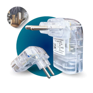 Protetor DPS com Tecnologia LCF iCLAMPER Pocket Fit 2P - 20A - Contra Surtos Raios Proteção Eletro