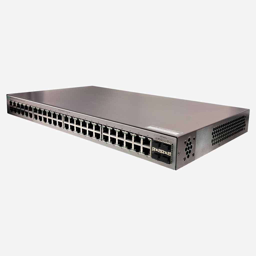 Switch 48 Portas 10/100/1000 + 4 SFP 1920s - JL382A - HPE ARUBA GIGABIT ...