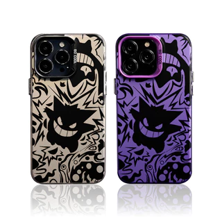 Capinha Capa Resistente A Choques De Gengar Para iPhone 16 15 14 13 12 11 Pro Max Plus 7 8 X Xs XR Case