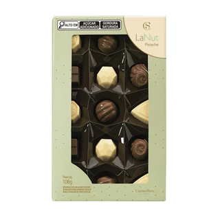 Caixa De Bombons Lanut Mini Show Pistache 108g em Oferta na Shopee