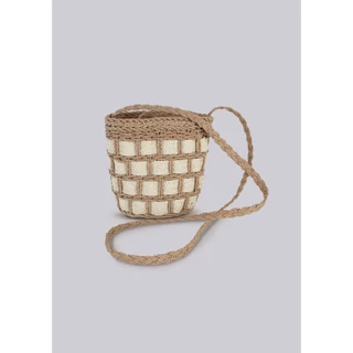 Bolsa Bucket Feminina De Palha Hering