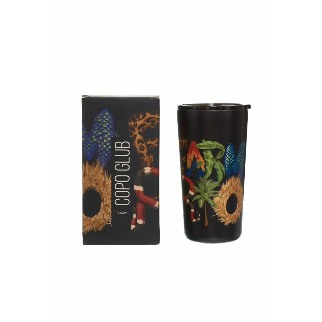 Copo Térmico Glub Farm Rio - Preto 500ml - Farm | Shopee Brasil
