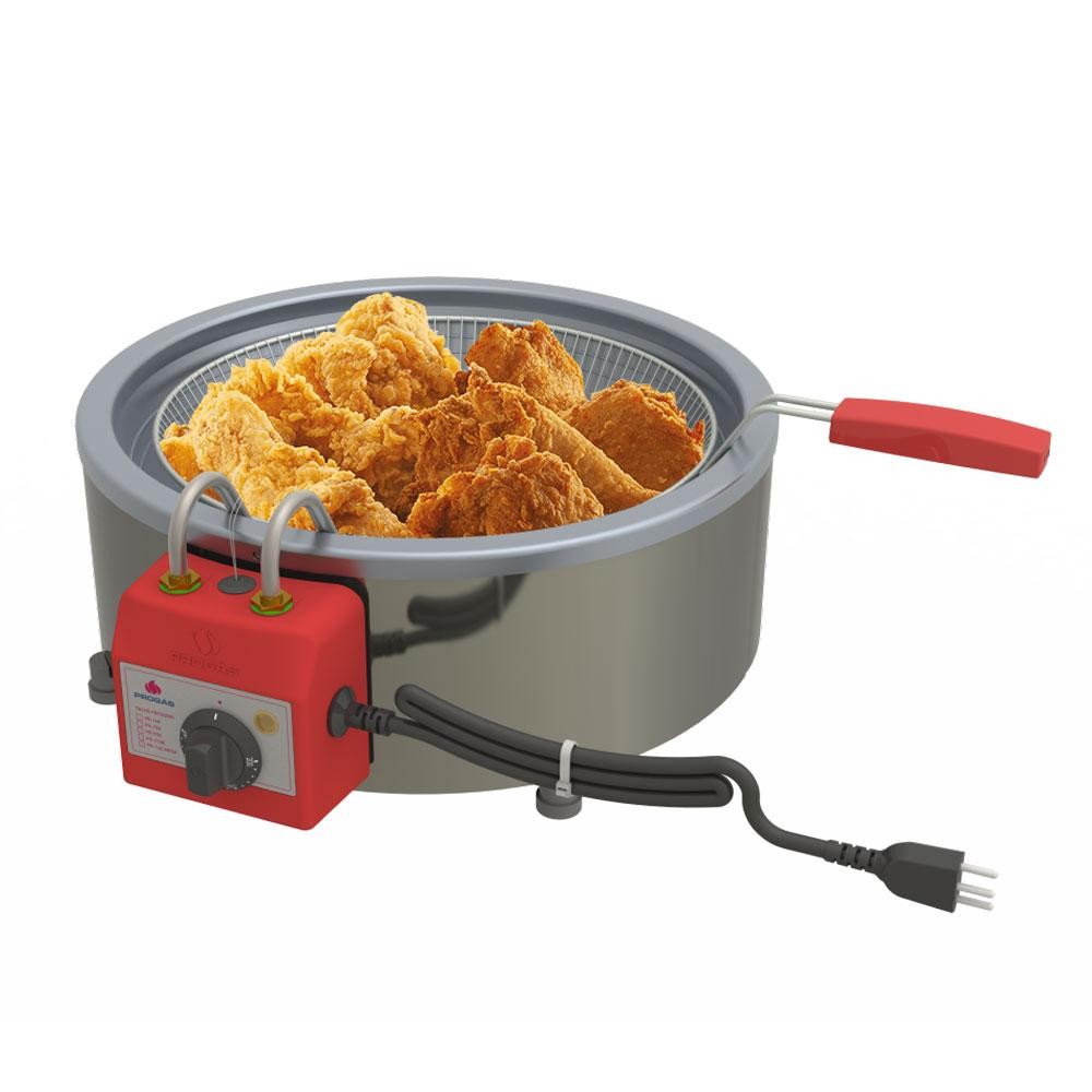 Tacho Fritador Elétrico 7 Litros Aço Inox Escovado 1 Cesto M