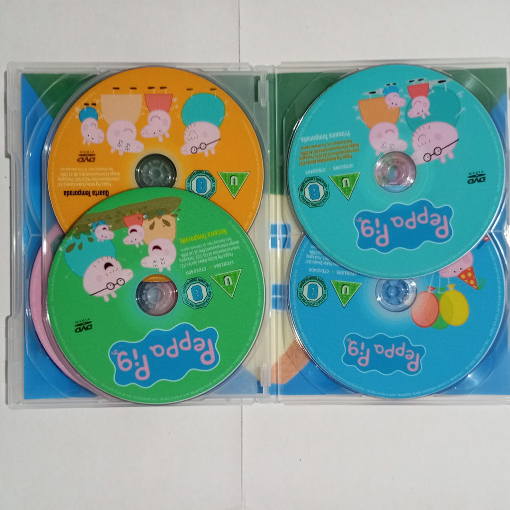 Peppa Pig DVDセット 6枚組 Dvd Peppa Pig Coleção 6 Dvd | Shopee Brasil