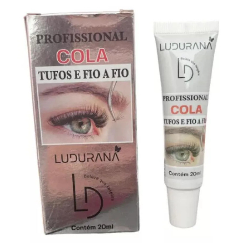 Cola de Cilios Ludurana Fio a Fio | Shopee Brasil