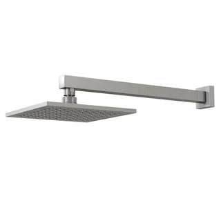 Chuveiro Articulado De Parede Metal Versata Grafite Escovado Fani em Oferta na Shopee