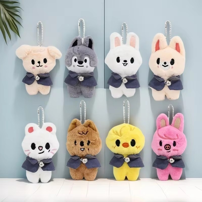 Rüzgar Tasarım Leebit-Skzoo Figure Set 10 cm Wolf Chan Dwaekkı Jiniret Han Quokka Bbokari Puppym Foxı.Ny