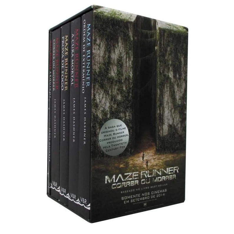 Box Maze Runner - 5 Volumes autor James Dashner | Shopee Brasil