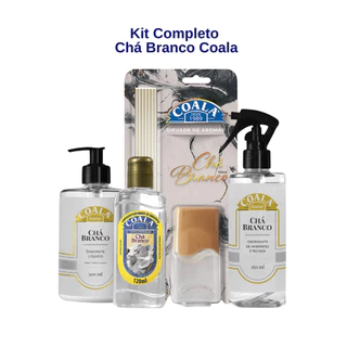 Kit de Limpeza Chá Branco Coala Home -  4 itens em Oferta na Shopee