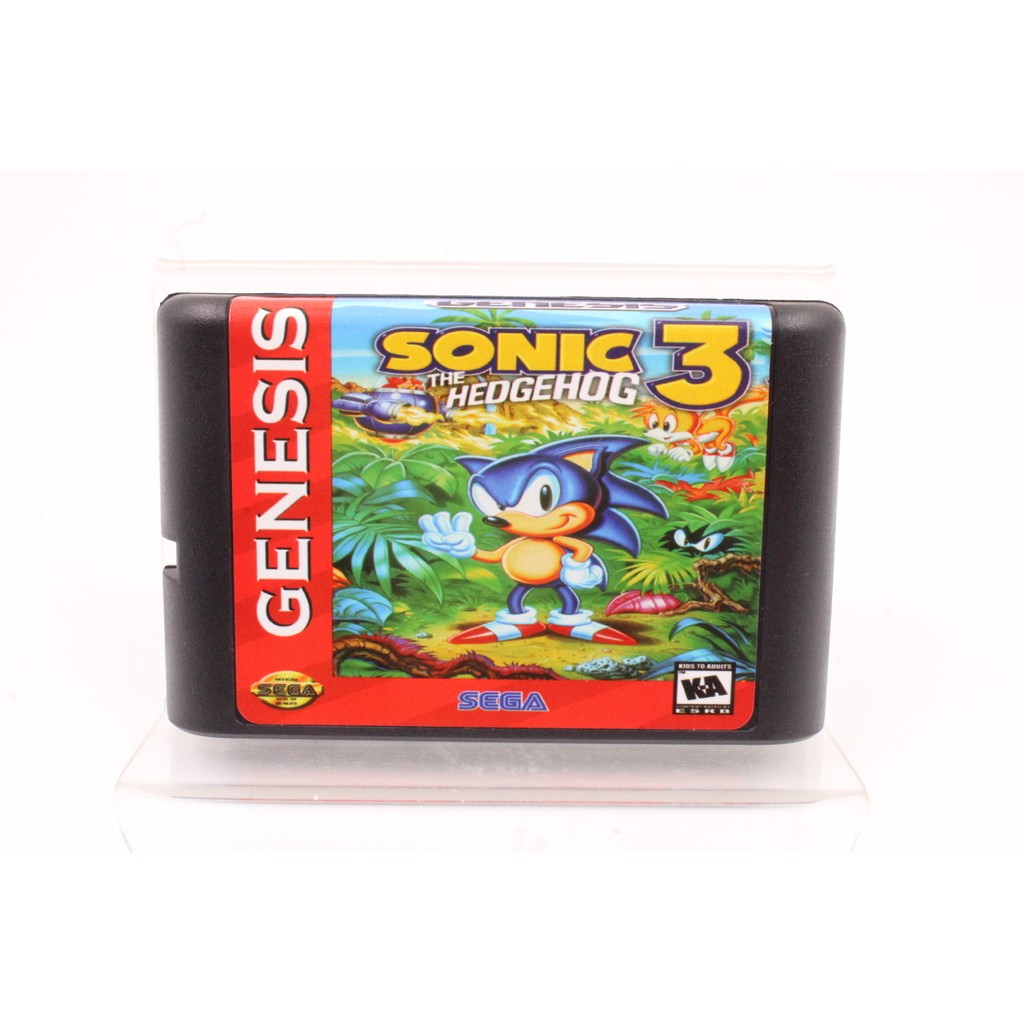 JOGO MEGA DRIVE - SONIC THE HEDGEHOG 3 (1) | Shopee Brasil