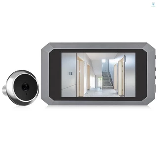 Câmera Olho Mágico De 3.97 Polegadas Para Porta De Apartamento 2MP LCD Visualizador De Digital Infravermelha Colorida De