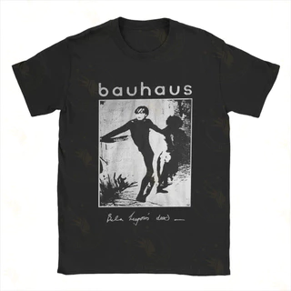 Camiseta Gótica Bauhaus Feminina Masculina 100% Algodão Manga Curta Gráfica Streetwear