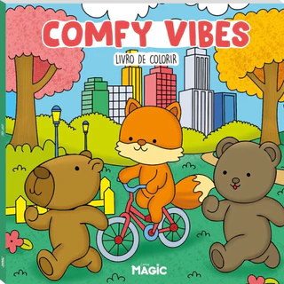 Livro de Colorir Bobbie Goods Comfy Vibes em Oferta na Shopee