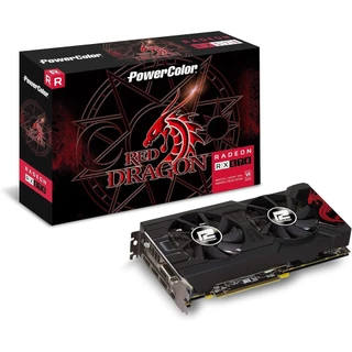Placa de video RX 570 4GB Powercolor Red Dragon