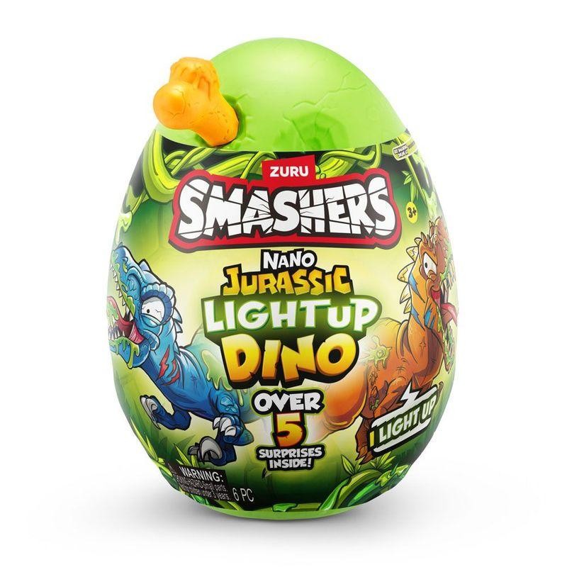 Smashers – Boîte Collector Saison 3 + 1 Smasher Exclusif – Œuf à Fracasser – 100 Personnages Dinos – Dès 5 Ans