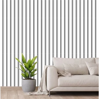Papel de Parede Adesivo Ripado Branco Design 1,00 x 0,50m Autocolante RIPADO BRANCO