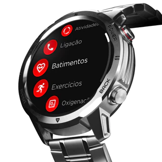 Smartwatch Technos Connect Sports Call Prata - TSPORTSCAA/6K