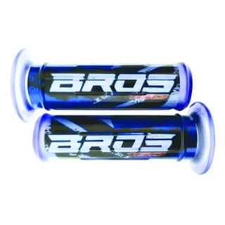 Manopla Punho Luva Para Moto Esportiva Custom Bros 160 Azul Gel Gráfica Macia.