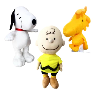 Pelúcia Snoopy e Charlie Brown Peanuts - Brinquedo de Pelucia