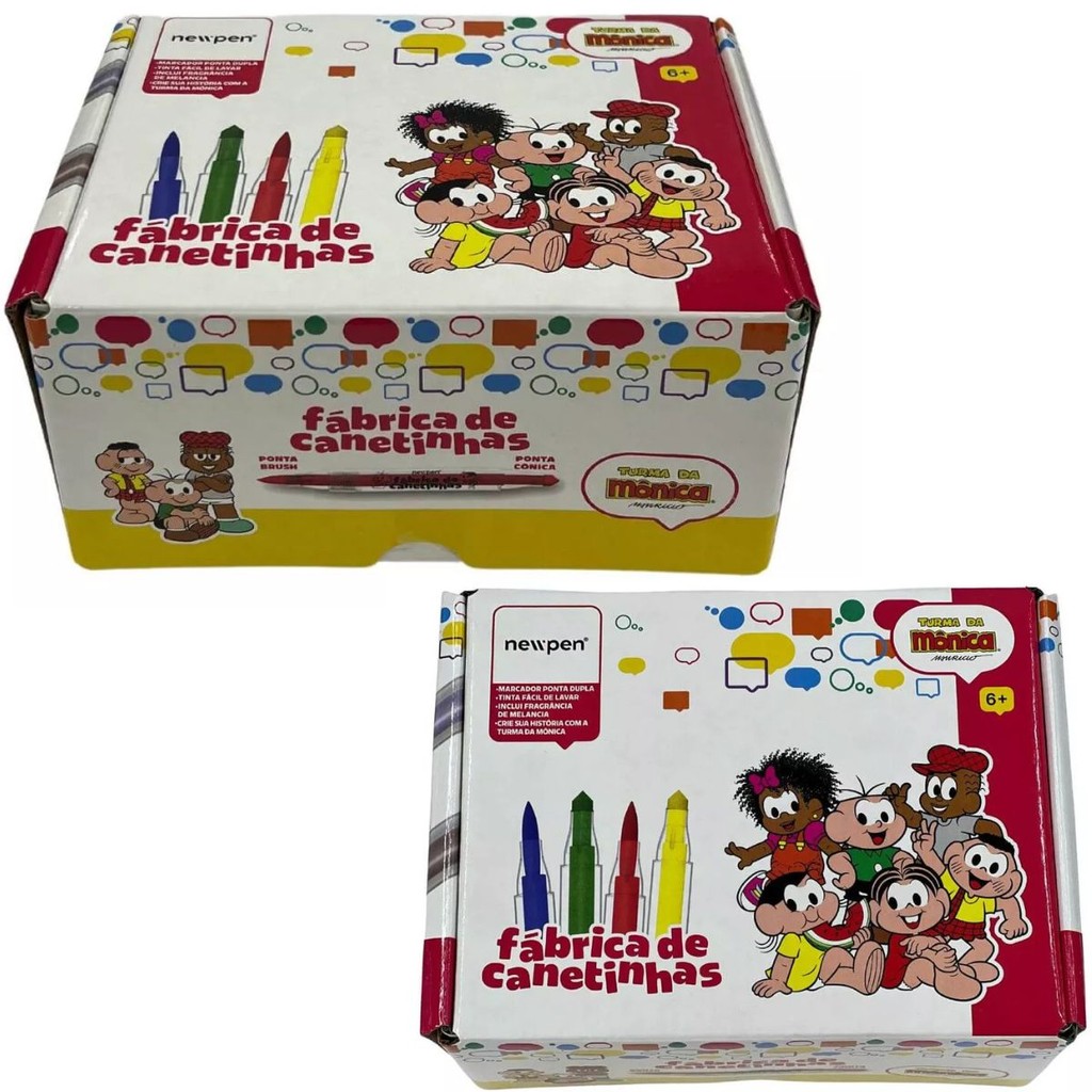 ARTKIT FÁBRICA DE CANETINHAS TURMA DA MÔNICA - NEWPEN | Shopee Brasil