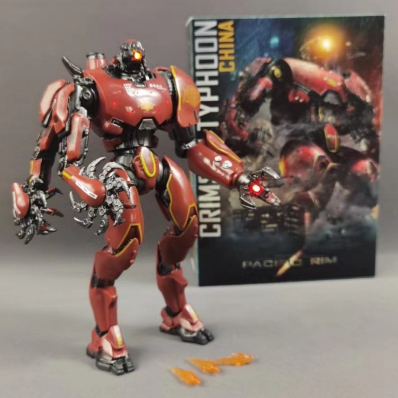 NECA Pacific Rim 2 Mecha Chinesa Storm Red Facas Duplas Figura Modelo ...