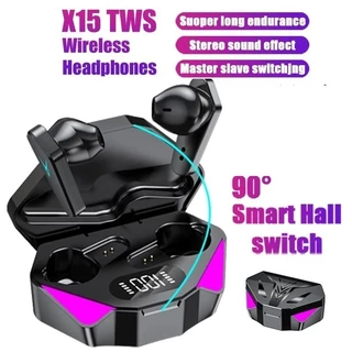 X15 TWS Fone De Ouvido Sem Fio  Bluetooth 5.2 Com Microfone Stereo Ultra Baixa Latency Gaming Headset em Oferta na Shopee