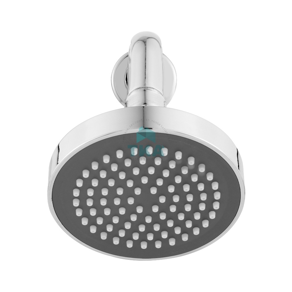 Chuveiro Ducha Flatt Quadrado Articulada Aquecedor Solar Gás