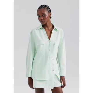 Camisa Feminina Manga Longa Fio Tinto Hering