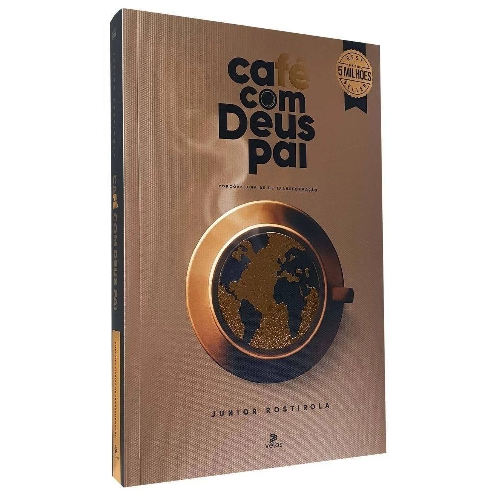 Livro Café com Deus Pai Edição 2025 Autor Junior Rostirola Editora ...