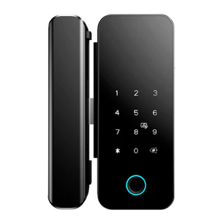Fechadura inteligente Digital Biométrica Para Porta De Vidro em Oferta na Shopee