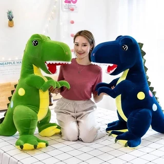 Brinquedo De Pelúcia De Dinossauro , Design De Bolinhas , Boneca Tiranossauro , Tamanho Grande , Travesseiro , Melhor Pr