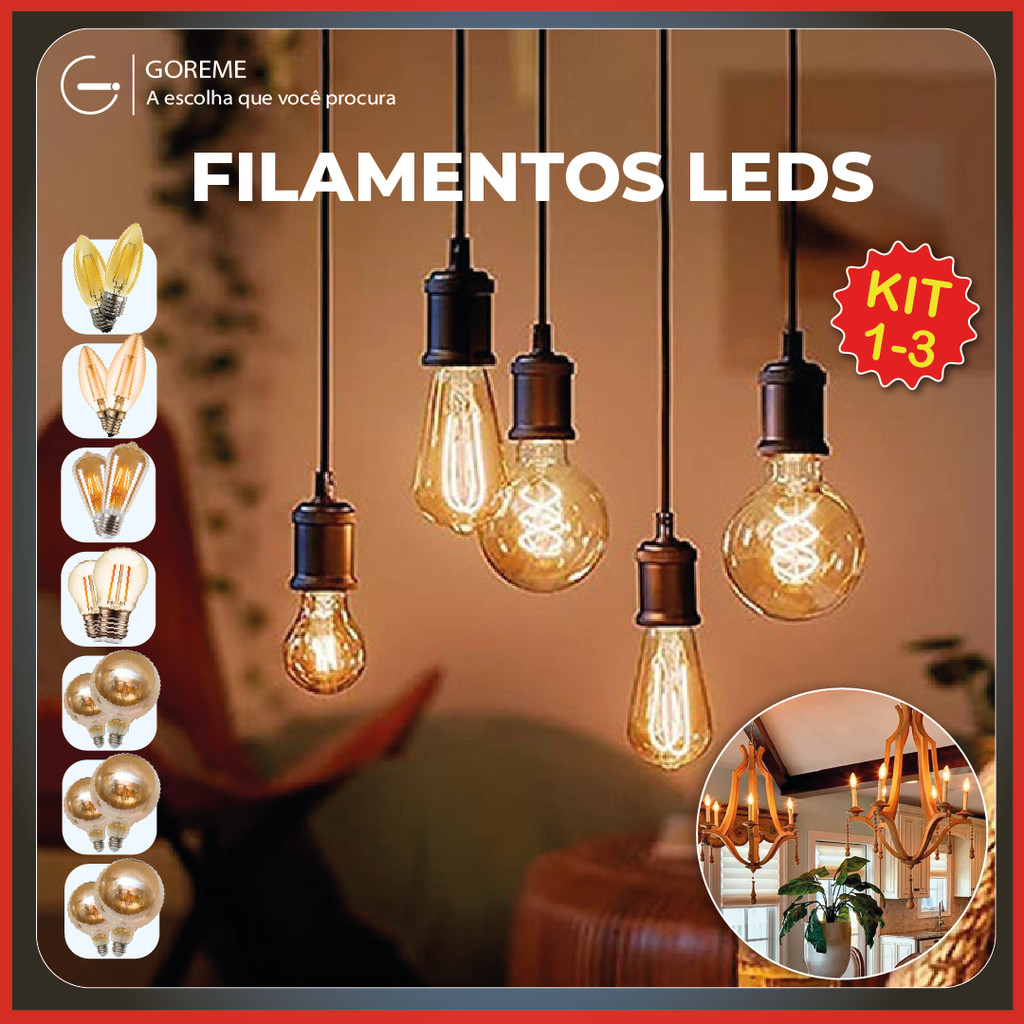 Lâmpadas de Filamento: Onde Comprar | BuscaProdutos