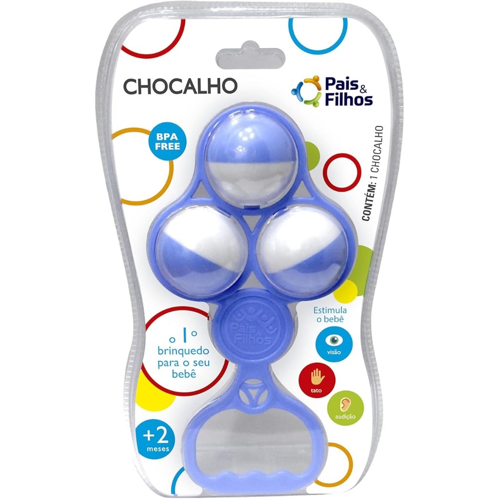 CHOCALHO PAIS E FILHOS AZUL