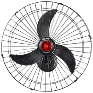 Ventilador de parede 70 cm oscilante preto - V70P - Goar