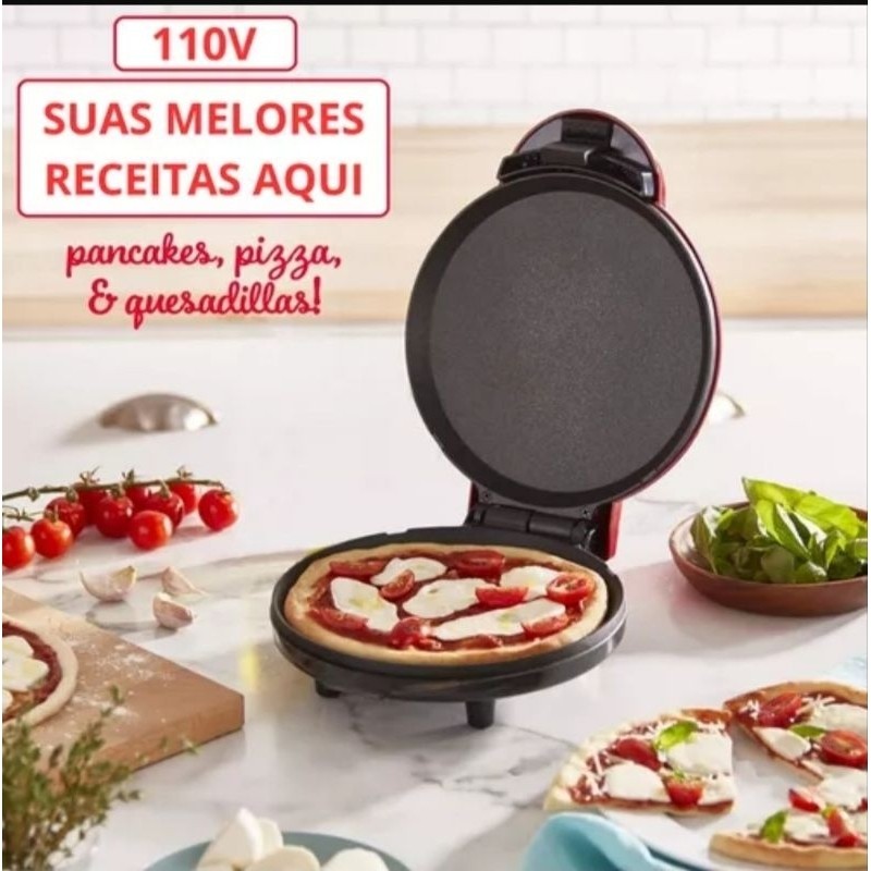 Forno Elétrico Antiaderente De Bancada Pizza Crocante 1000w
