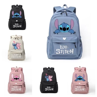 Stitch Mochila Costura Para Mulheres Homens Grandes Respirável Sacos De Moda Feminina Estudantes Multiuso