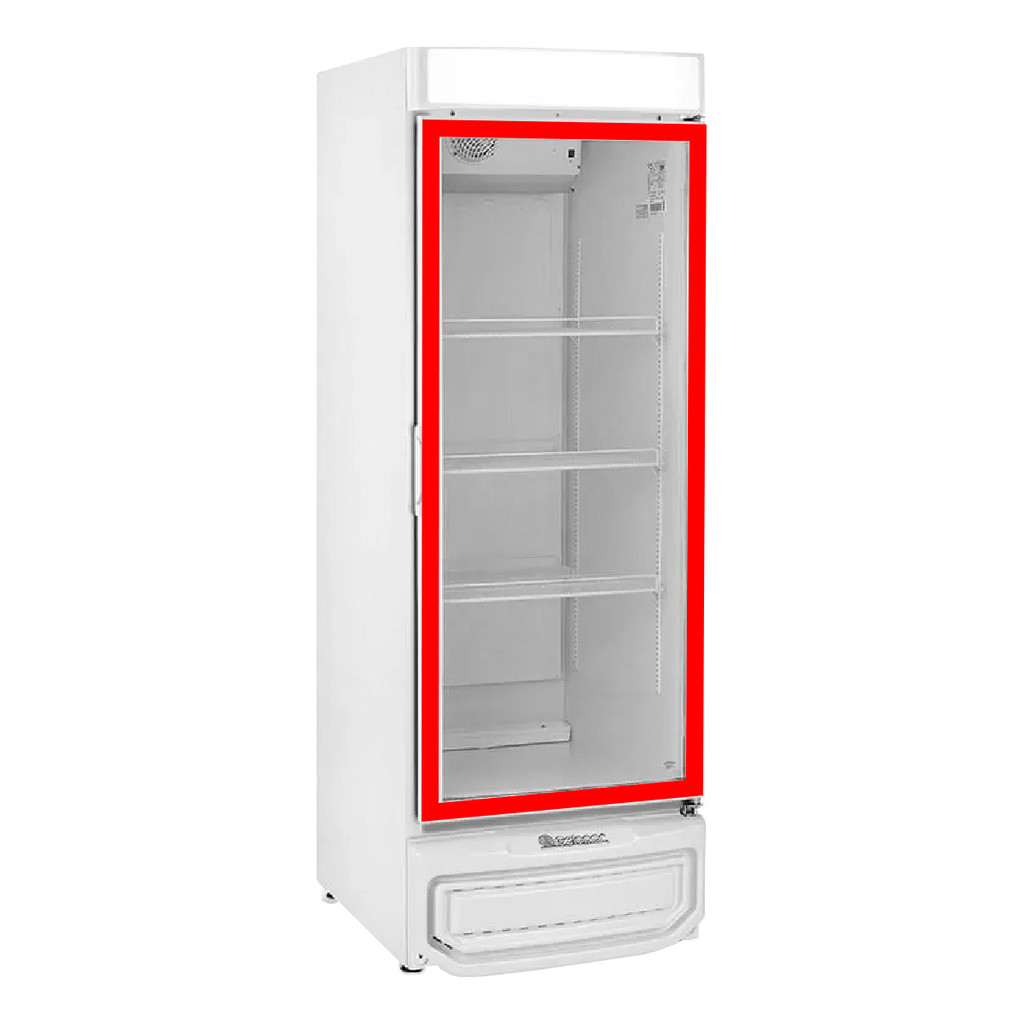 Borracha Gaxeta Freezer Para Gelopar Gldf570 Gldf 570 Expositor