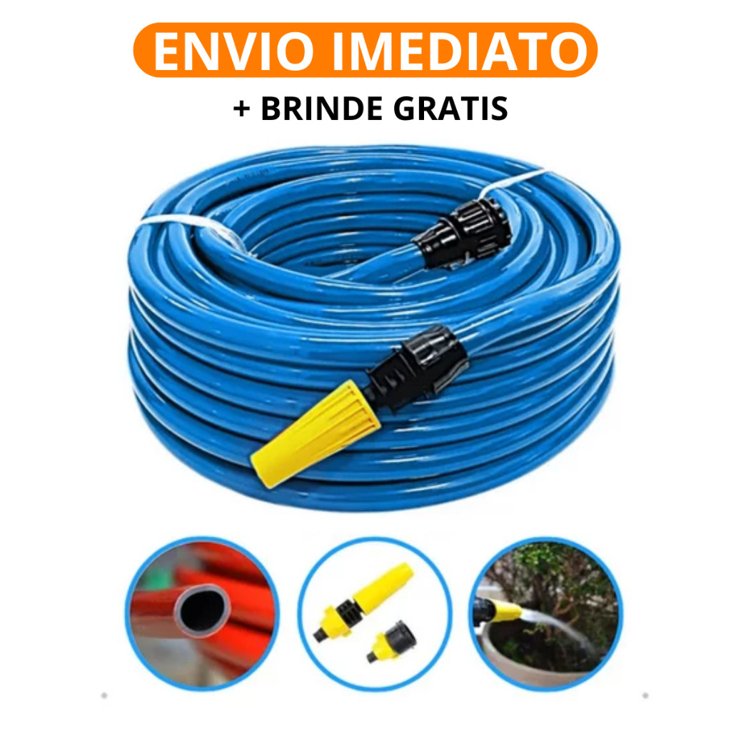 Mangueira Jardim Reforçada Lisa Flexivel 50 30 25 20 15 10 7 Metros