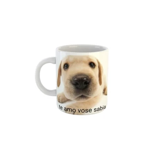 Caneca Meme Doguinho recado Importante