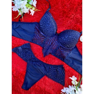 Conjunto Corpete Fio Duplo Calcinha Cropped Lingerie