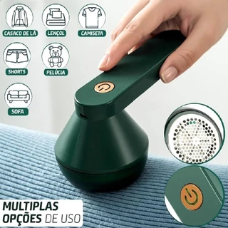Papa Bolinha Elétrico 16Cm Aparador E Removedor De Pelos Fiapos Roupas Portátil Recarregável Sem Fio Verde em Oferta na Shopee