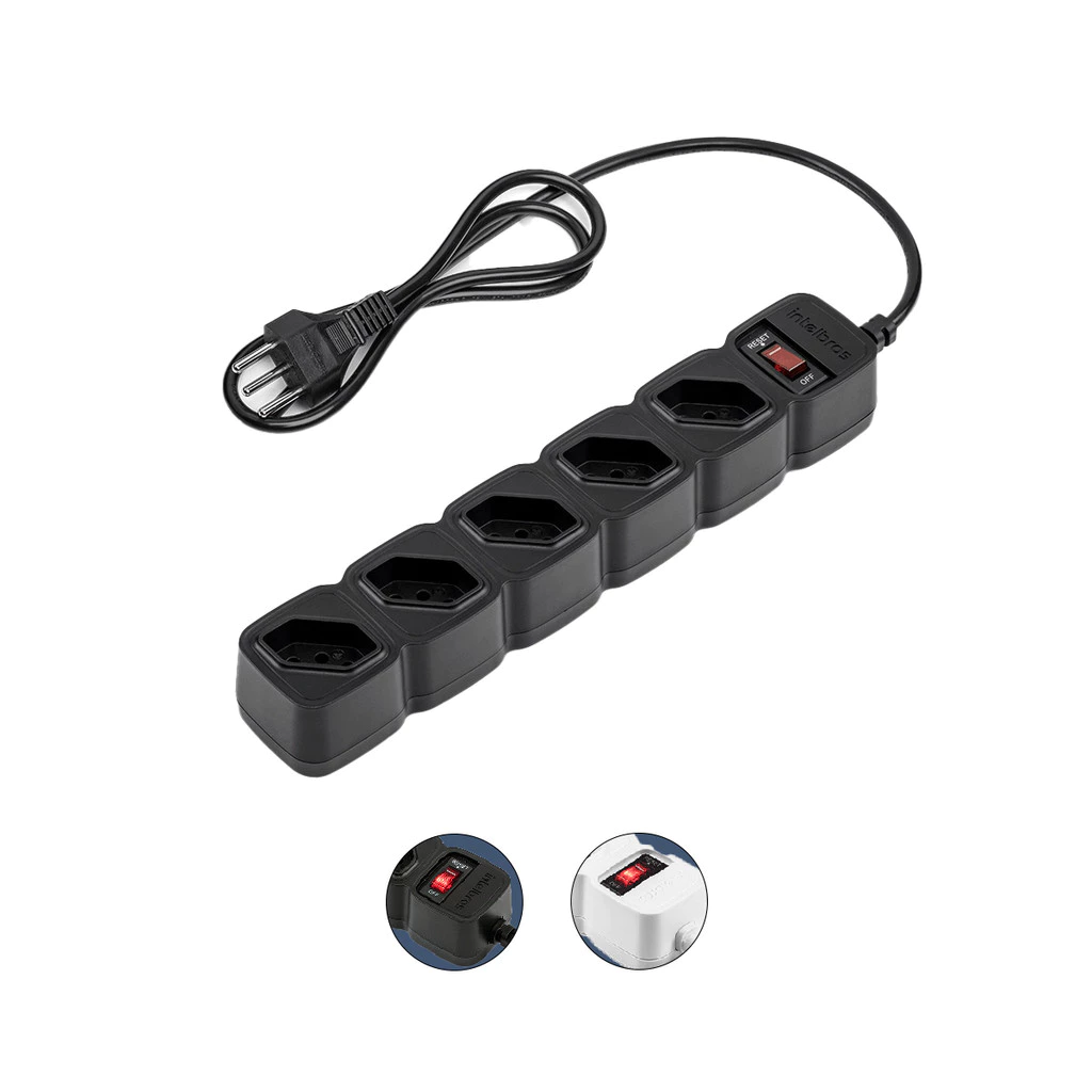 Tomada Benjamin Adaptador 4 tomadas 3 pinos