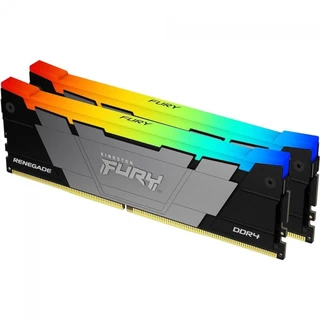 Memória DDR4 Kingston Fury Renegade RGB, 16GB (2x8GB), 4000Mhz, KF440C19RB2AK2/16
