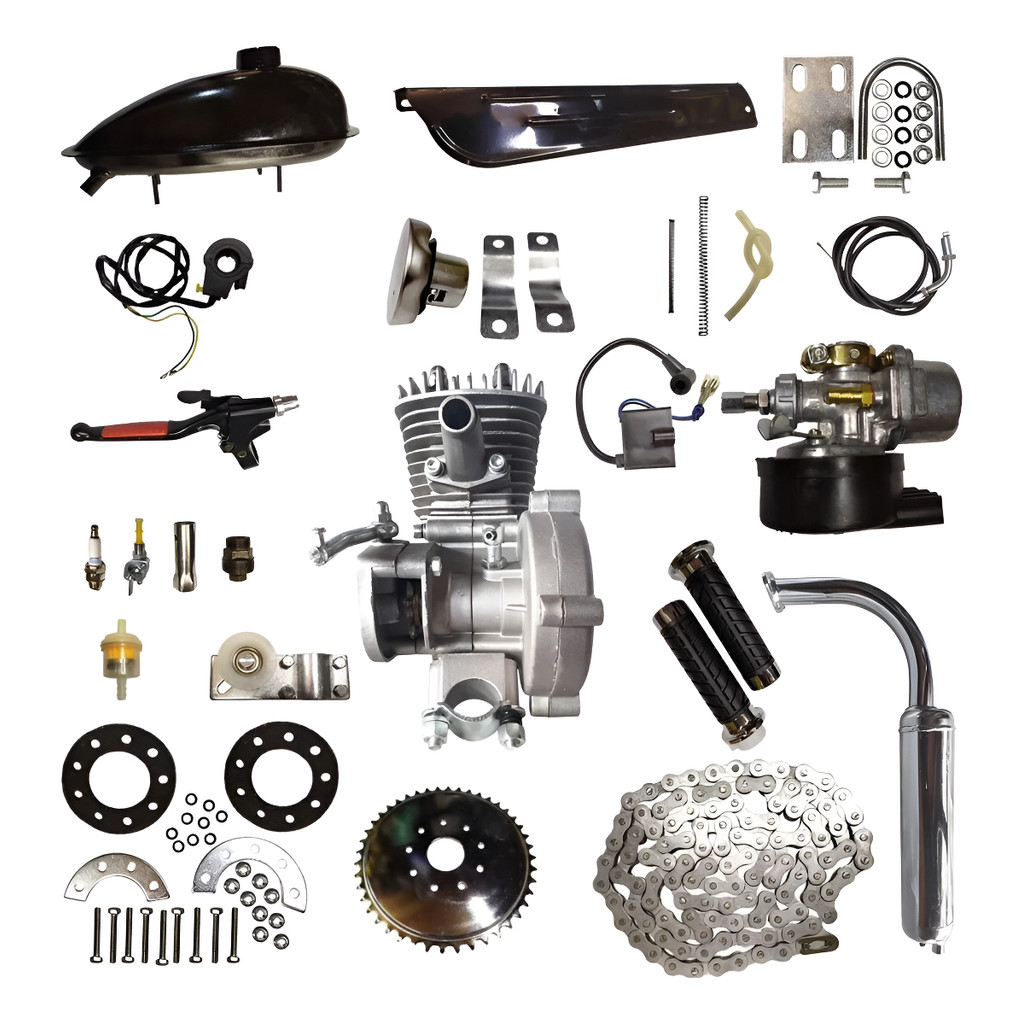 Kit Completo Motor De Bicicleta 100cc Lançamento Potente!