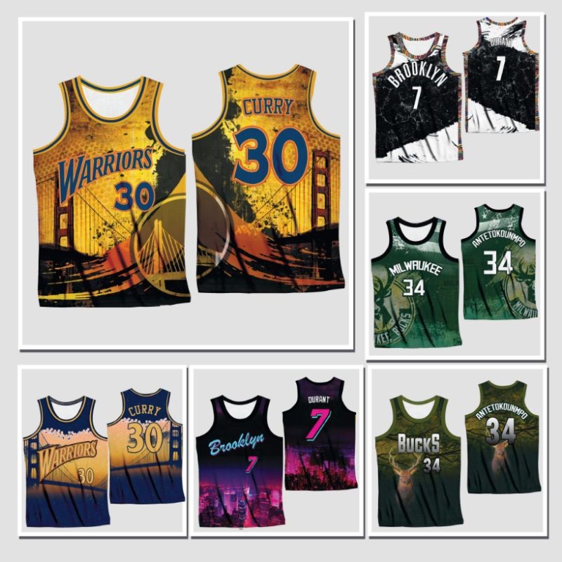 Threeify NBA Basquete Moda Drifit Jersey Masculino Sando Top