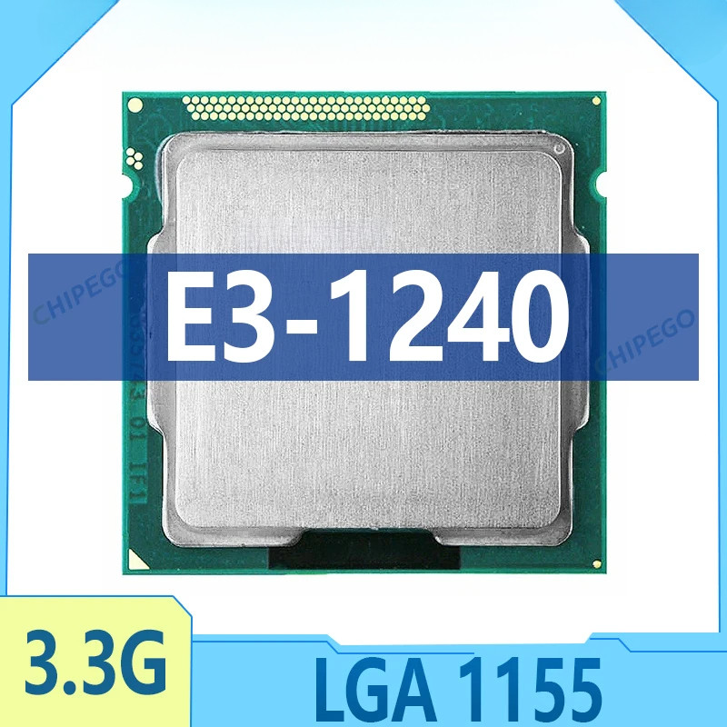 Xeon E3-1240 E3 1240 3.3 GHz CPU Quad-Core de oito thread 8M 80W LGA 1155