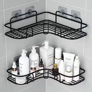 Kit Prateleiras Suporte Com Alto Adesivos Para Parede Banheiro Cozinha lavanderia Shampoo E Sabonete