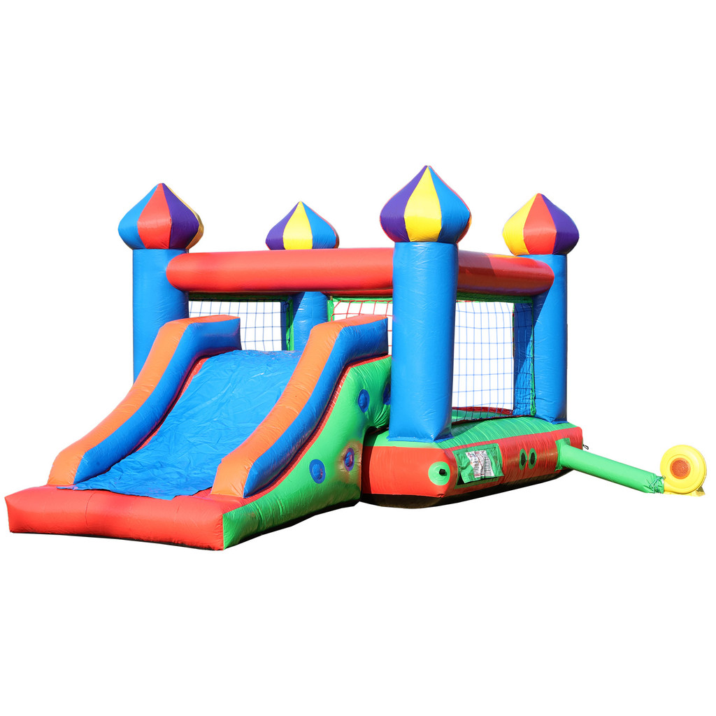 Castelinho com Escorrega inflável Premium 5m x 3m com Motor | Shopee Brasil